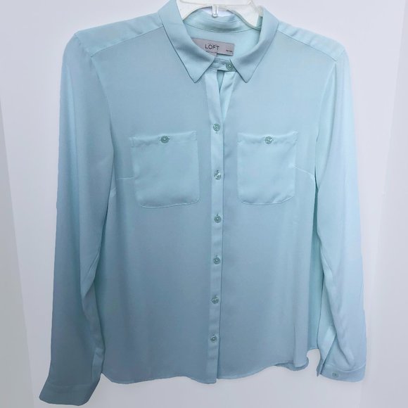 LOFT Ann Taylor Blouse Small - Picture 1 of 5
